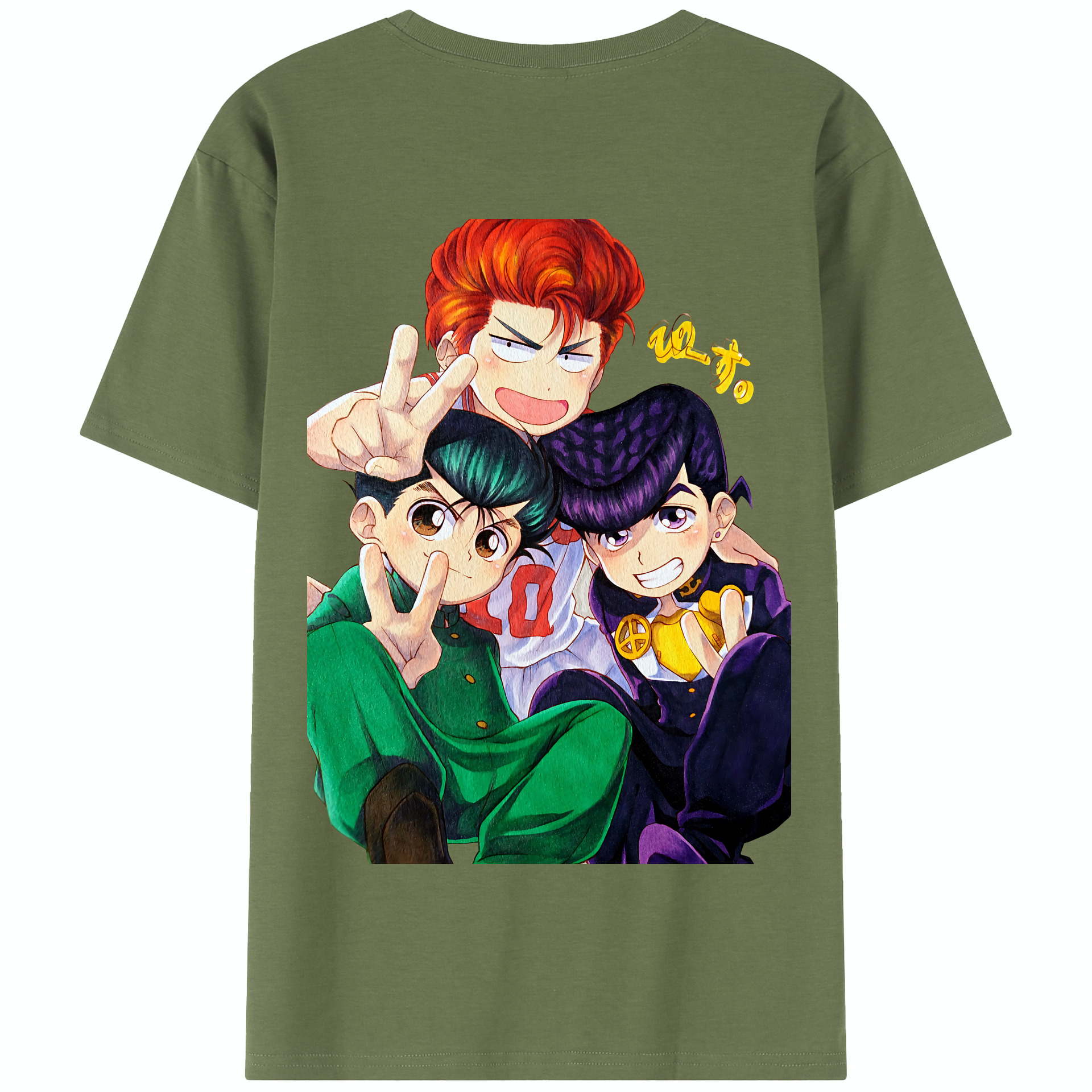 SLAM DUNK／スラムダンク 綿100％半袖Tシャツ（背面プリント）